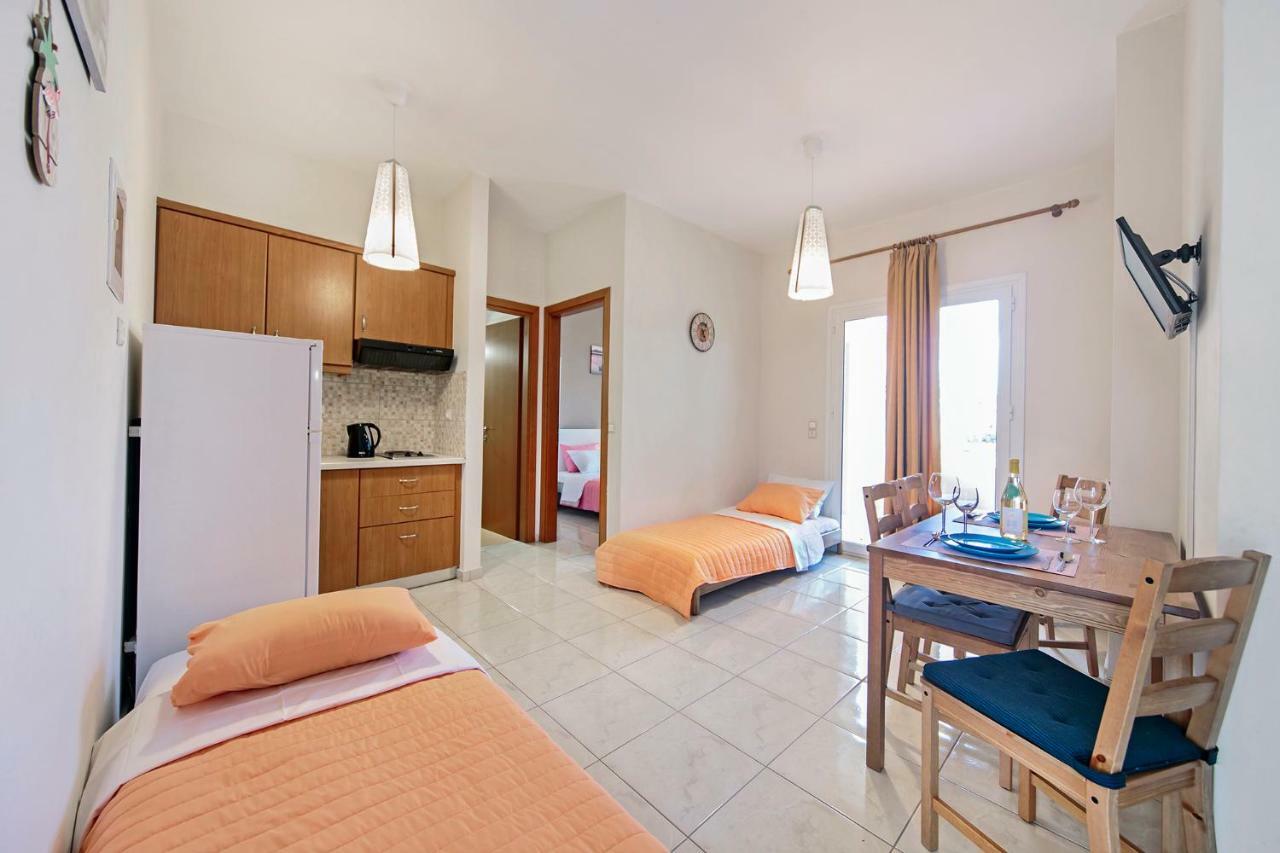 Omega Comfy Apartments Almyrida อัลมีรีดา ภายนอก รูปภาพ