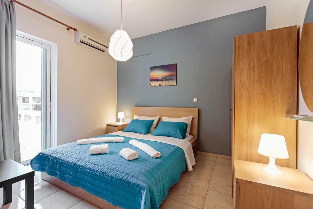 Omega Comfy Apartments Almyrida อัลมีรีดา ภายนอก รูปภาพ